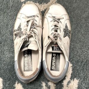Golden Goose Sneakers Blue and Silver Women’s Size 9